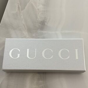 Gucci Light Gray Logo Gift Box